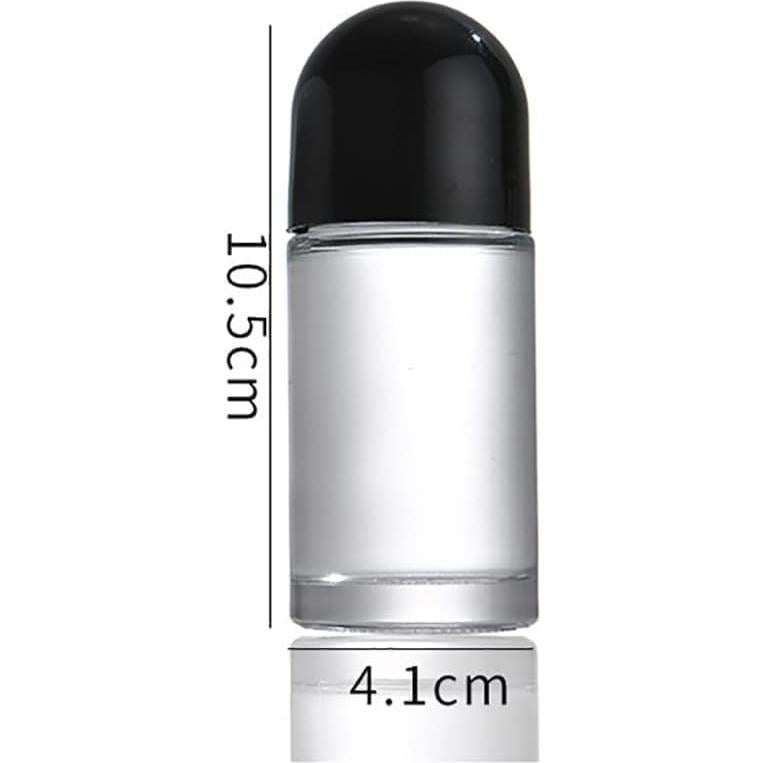 Juego de 2 Botellas de Vidrio 50ml Tnyvm con Rodillo