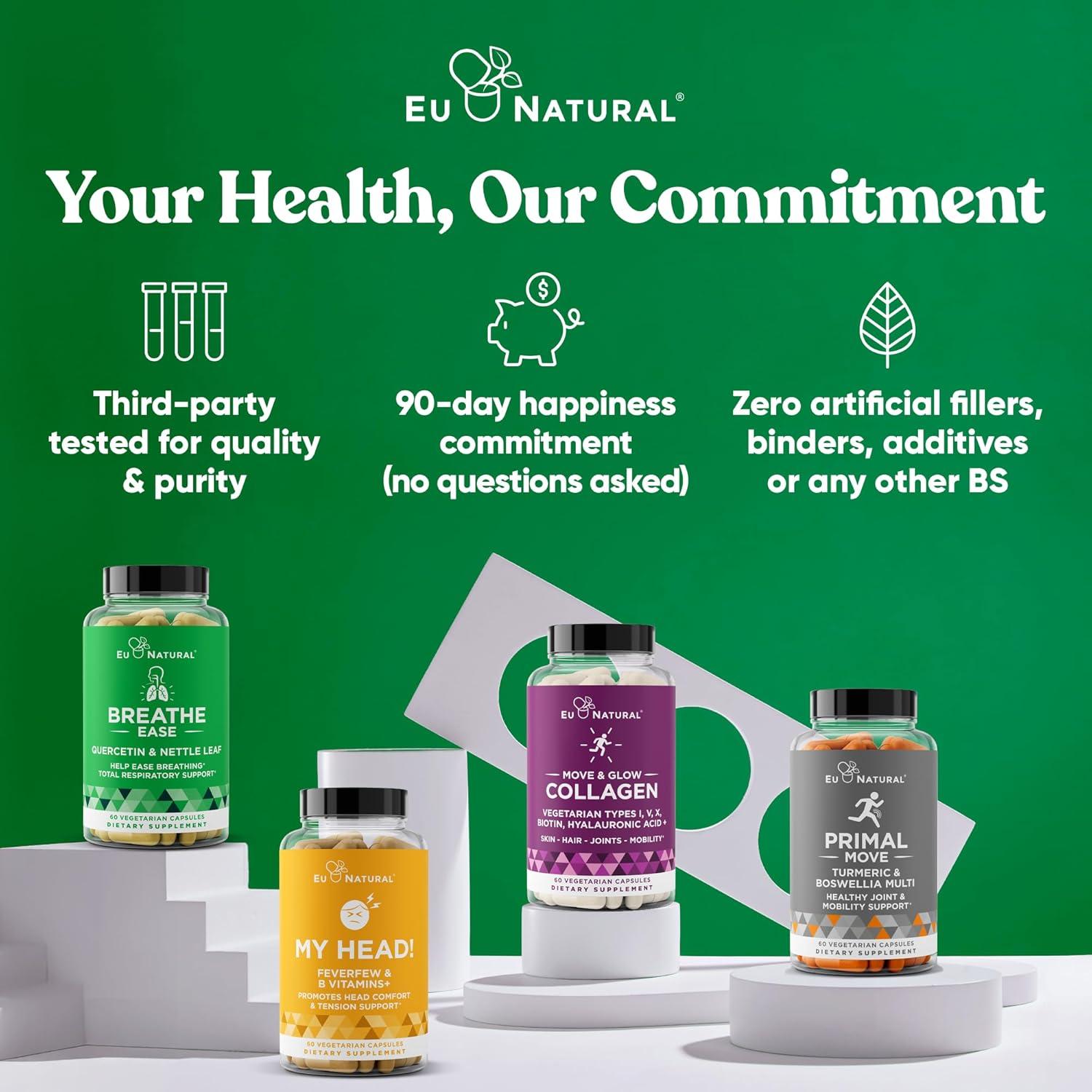 Suplemento Inhalador Breathe Eu Natural 60 Cápsulas Vegetarianas