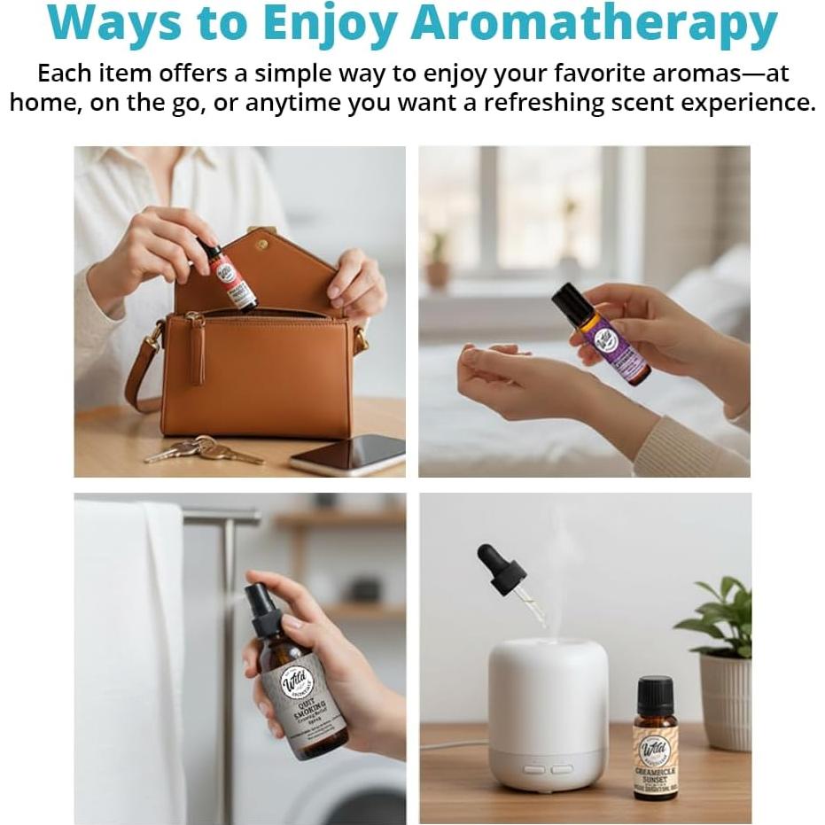 Inhalador Nasal Wild Essentials para Dejar de Fumar - Set 4 Piezas