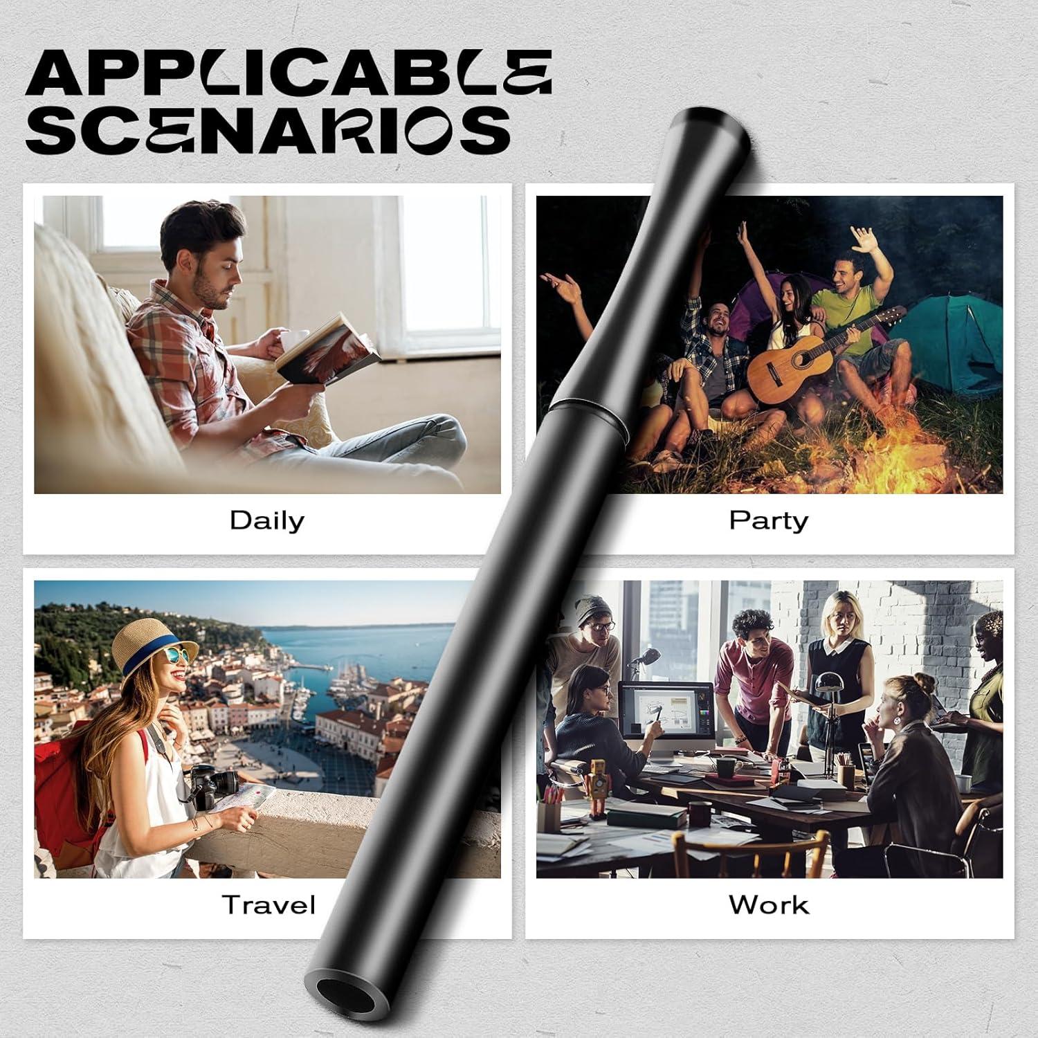 Inhalador Quit Boderi Acero Inoxidable con 4 Núcleos Menta