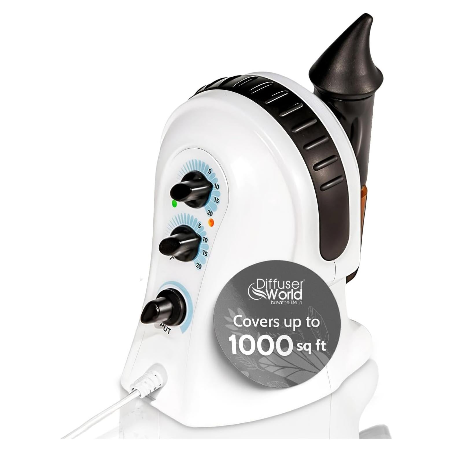 Difusor de Aceites Esenciales Sin Agua 110V - Negro - Diffuser World