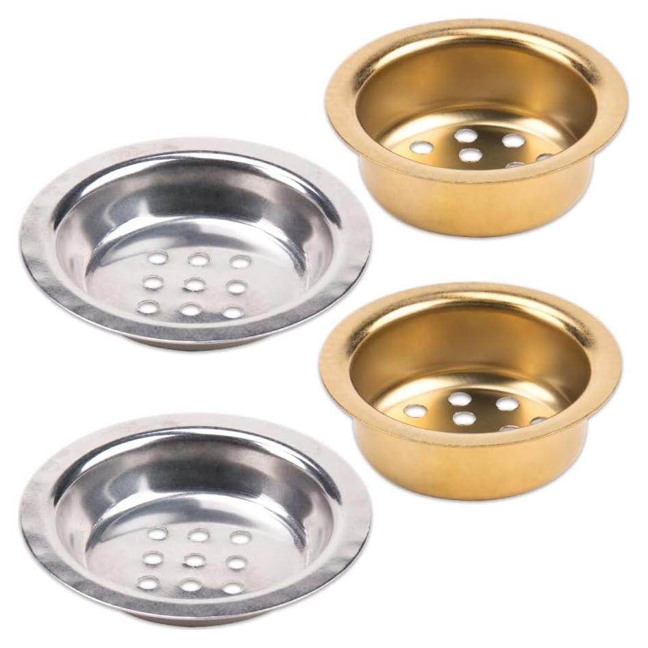 4 Piezas Soporte de Carbón Incienso Comidox Oro Redondo