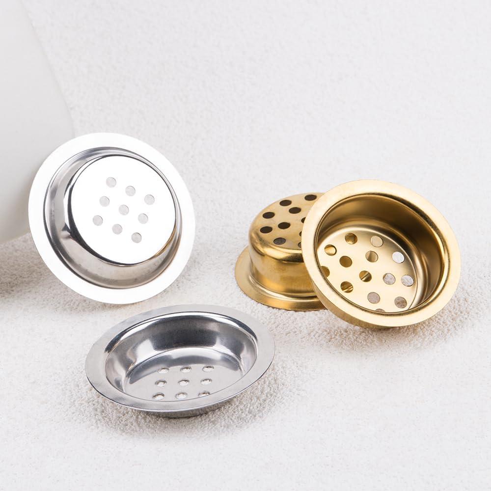 4 Piezas Soporte de Carbón Incienso Comidox Oro Redondo