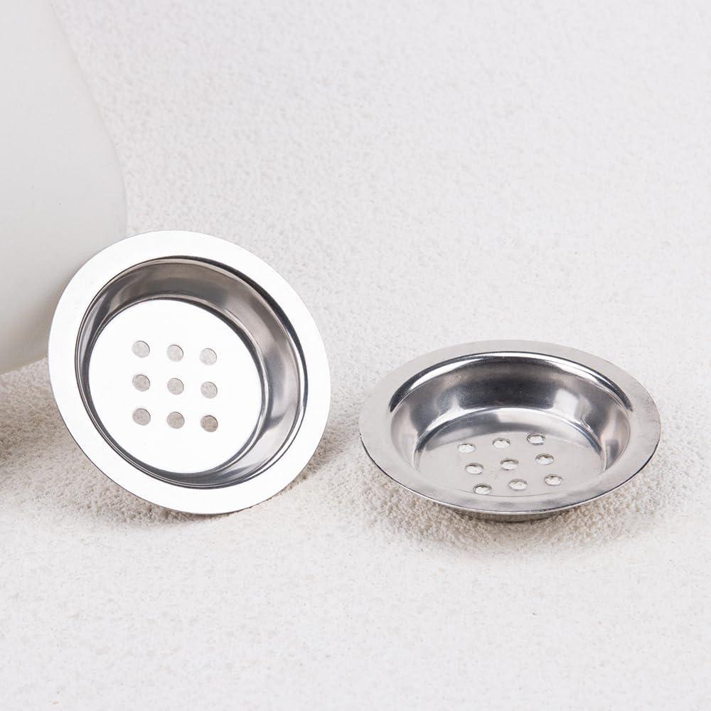 4 Piezas Soporte de Carbón Incienso Comidox Oro Redondo