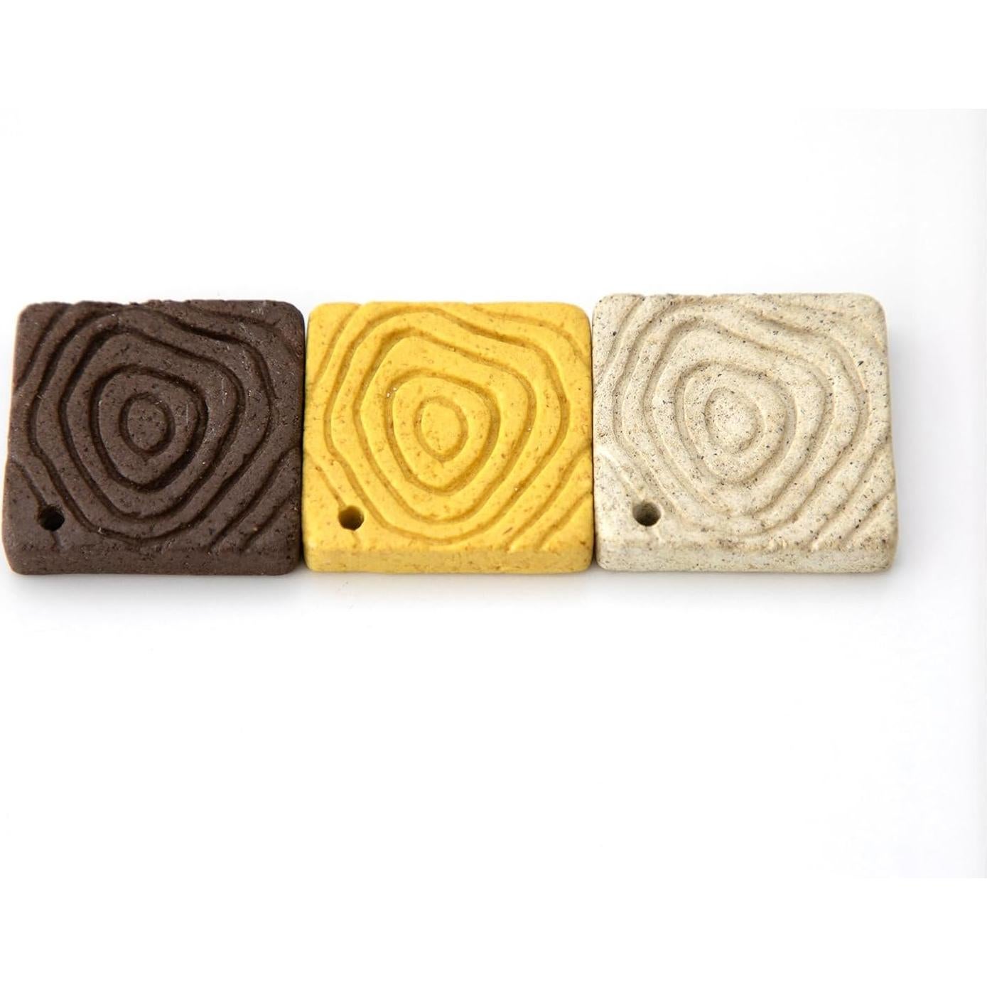 Conjunto de Soportes de Incienso Asayu Japón Cerámica Ecológica 3 Piezas