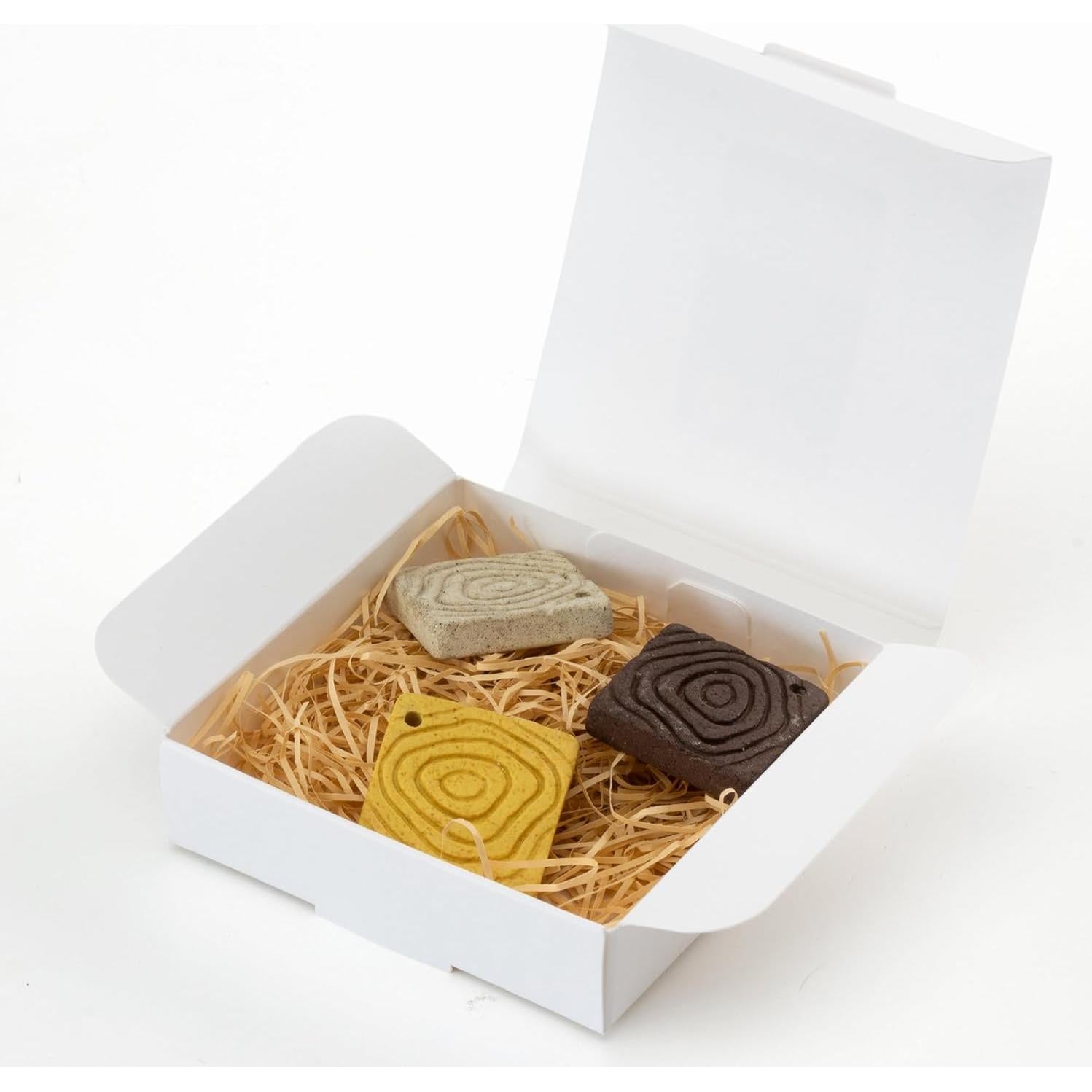 Conjunto de Soportes de Incienso Asayu Japón Cerámica Ecológica 3 Piezas