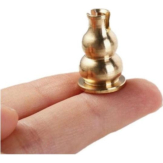 4 Soportes de Incienso de Latón Kopida, Diseño Calabaza 5 Agujeros