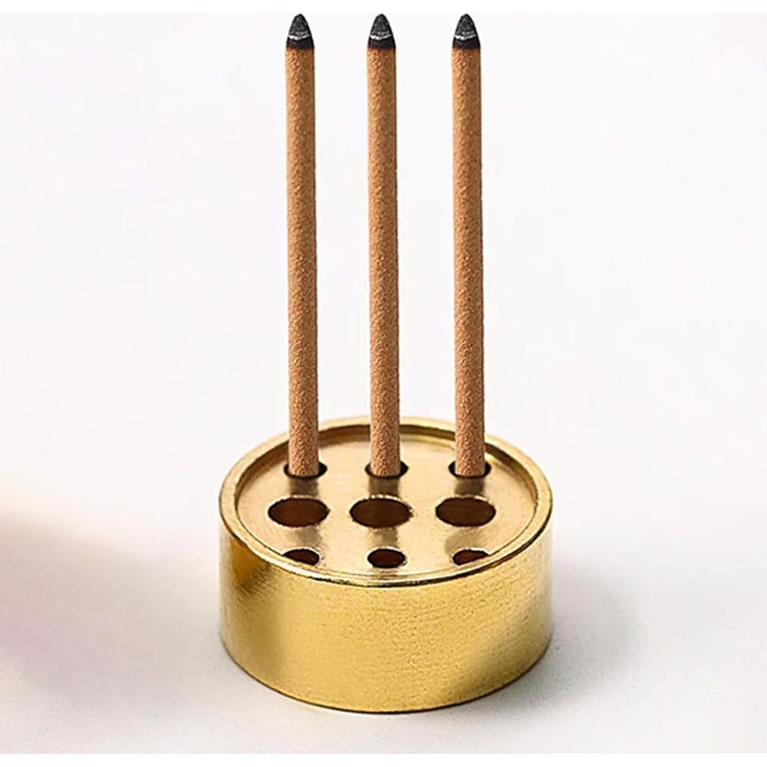 Soporte de Incienso de Latón SIXDAWANJIA con 9 Agujeros