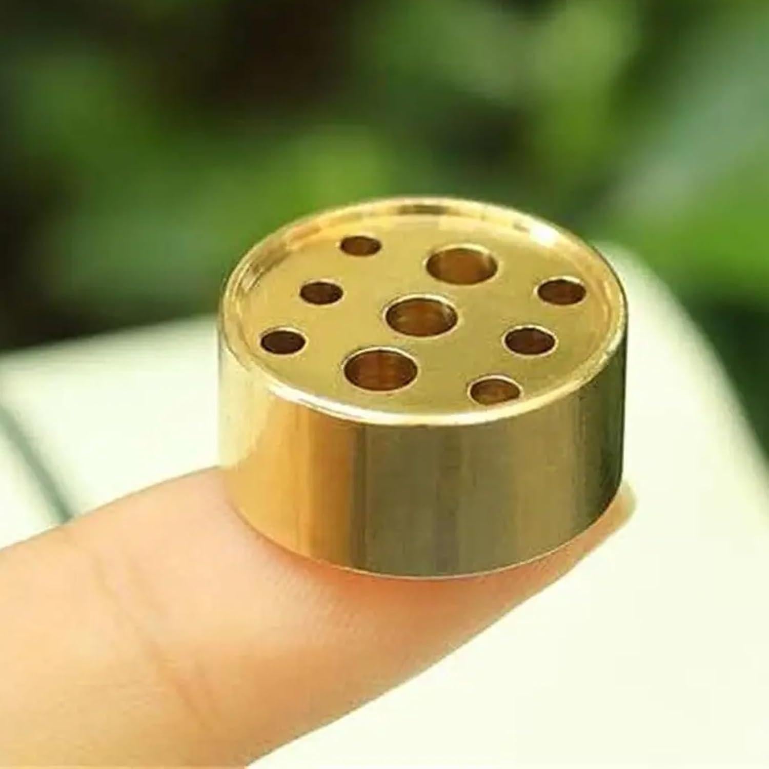 Soporte de Incienso de Latón SIXDAWANJIA con 9 Agujeros