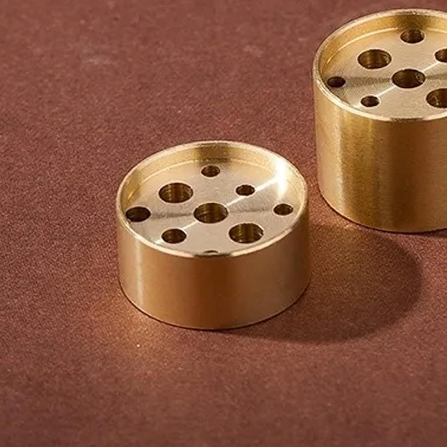 Soporte de Incienso de Latón SIXDAWANJIA con 9 Agujeros