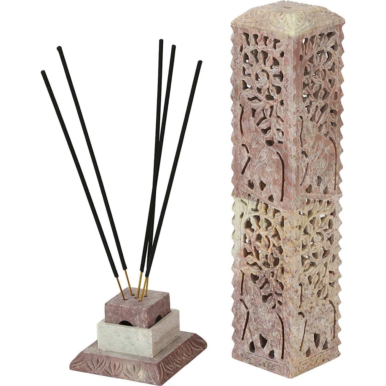 Soporte para Incienso de Piedra de Jabón Carry Me 27.94 cm