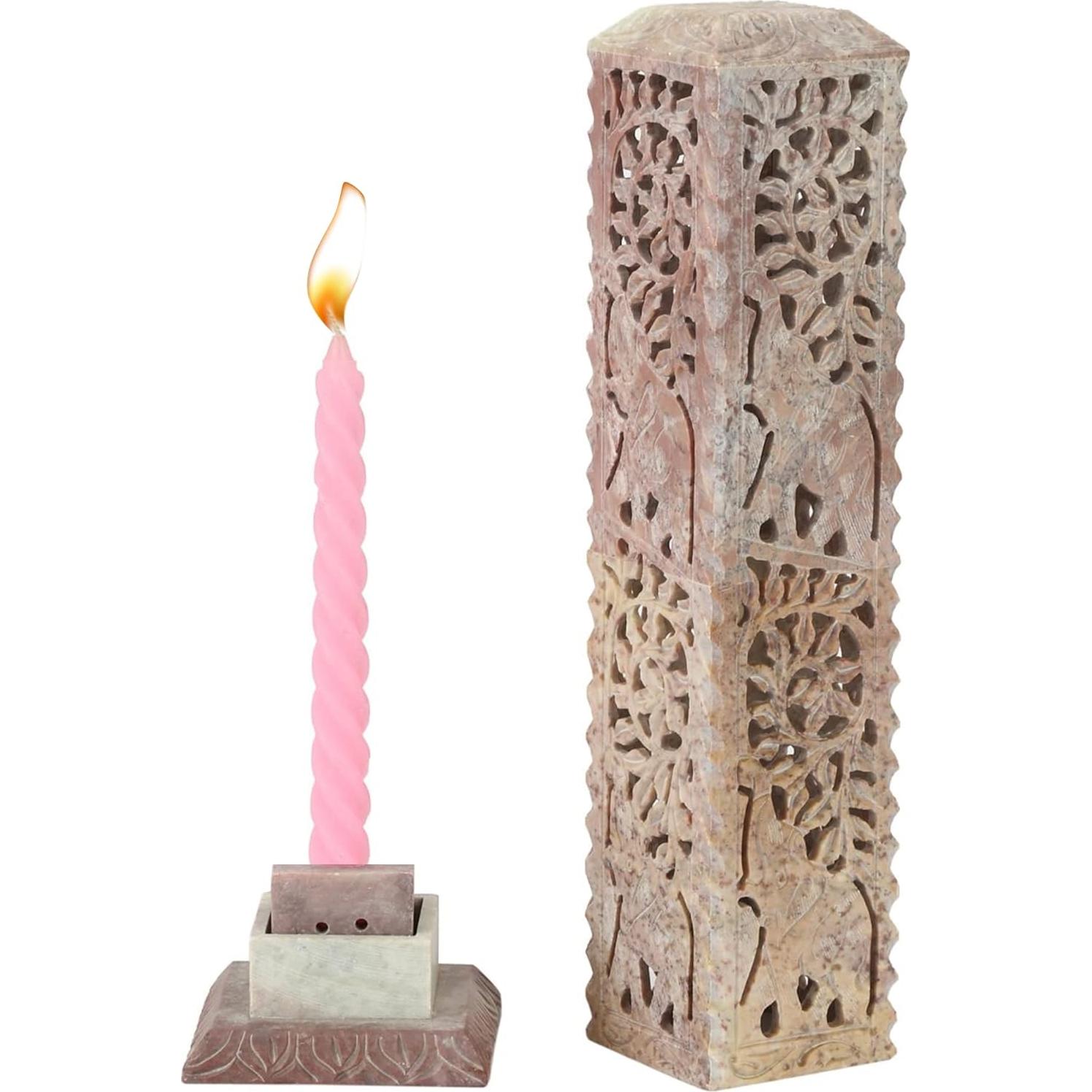 Soporte para Incienso de Piedra de Jabón Carry Me 27.94 cm