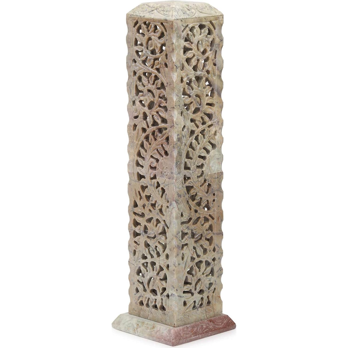 Soporte para Incienso y Velas Carry Me de Piedra de Jabón 27.94 cm