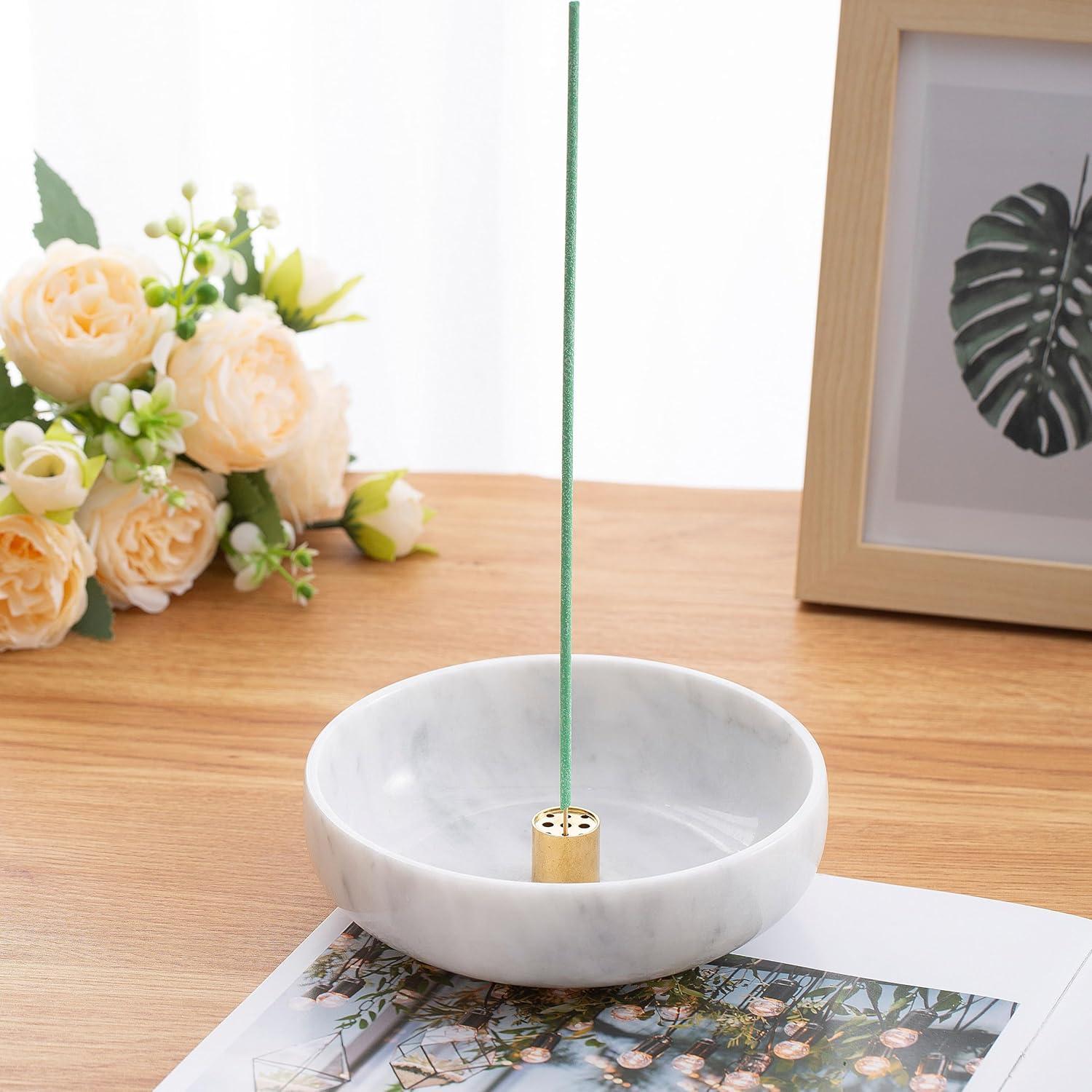 Soporte de Incienso 6 en 1 CM CHIC MONDAY de Mármol 15 cm