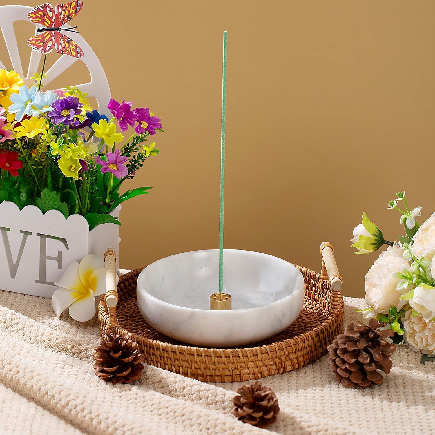 Soporte de Incienso 6 en 1 CM CHIC MONDAY de Mármol 15 cm