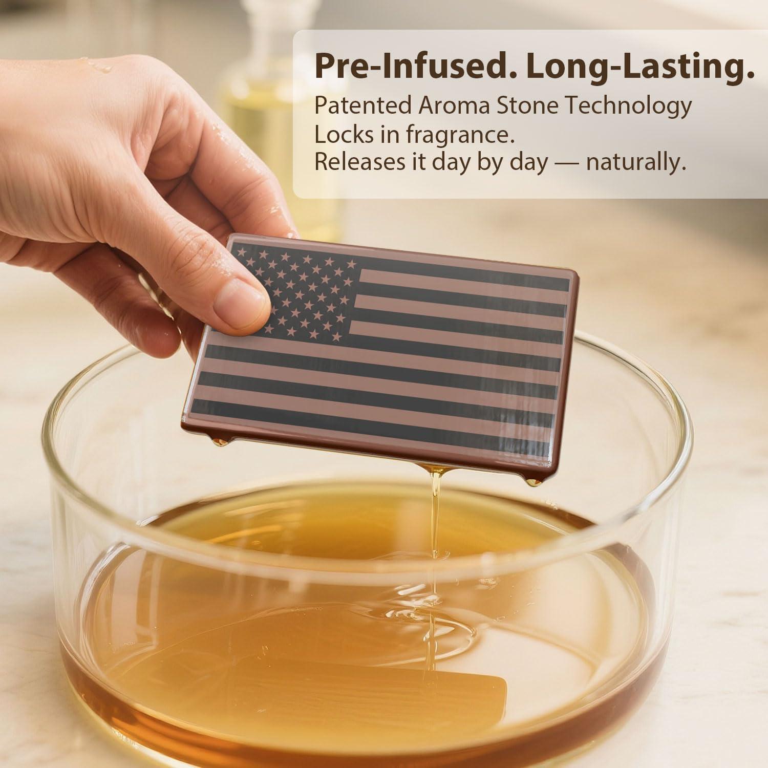 Difusor de aire para coche Wellington 10 ml Ámbar Vainilla 3 PCS