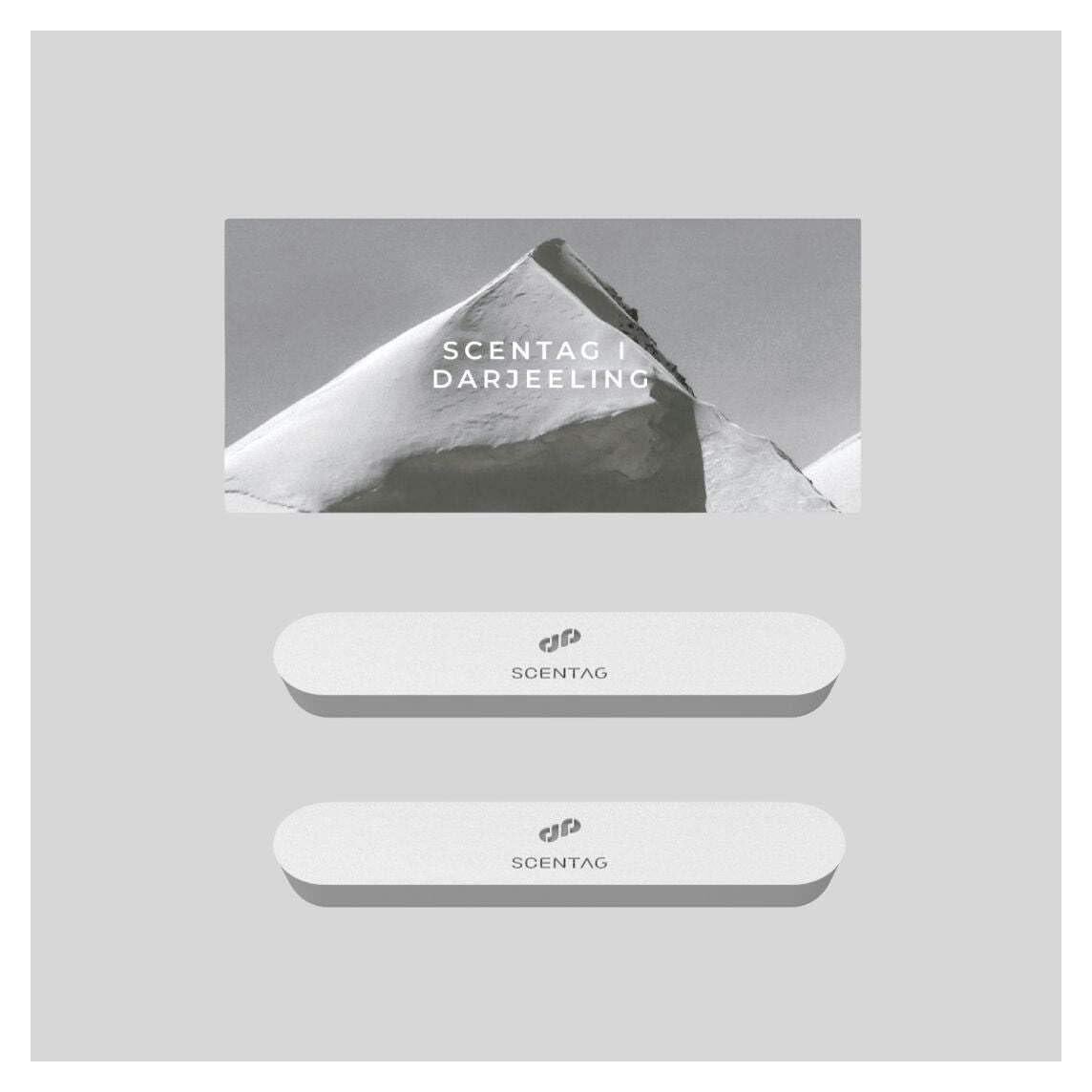 Ambientador de coche Scent Tag con cerámica y clip ventilación