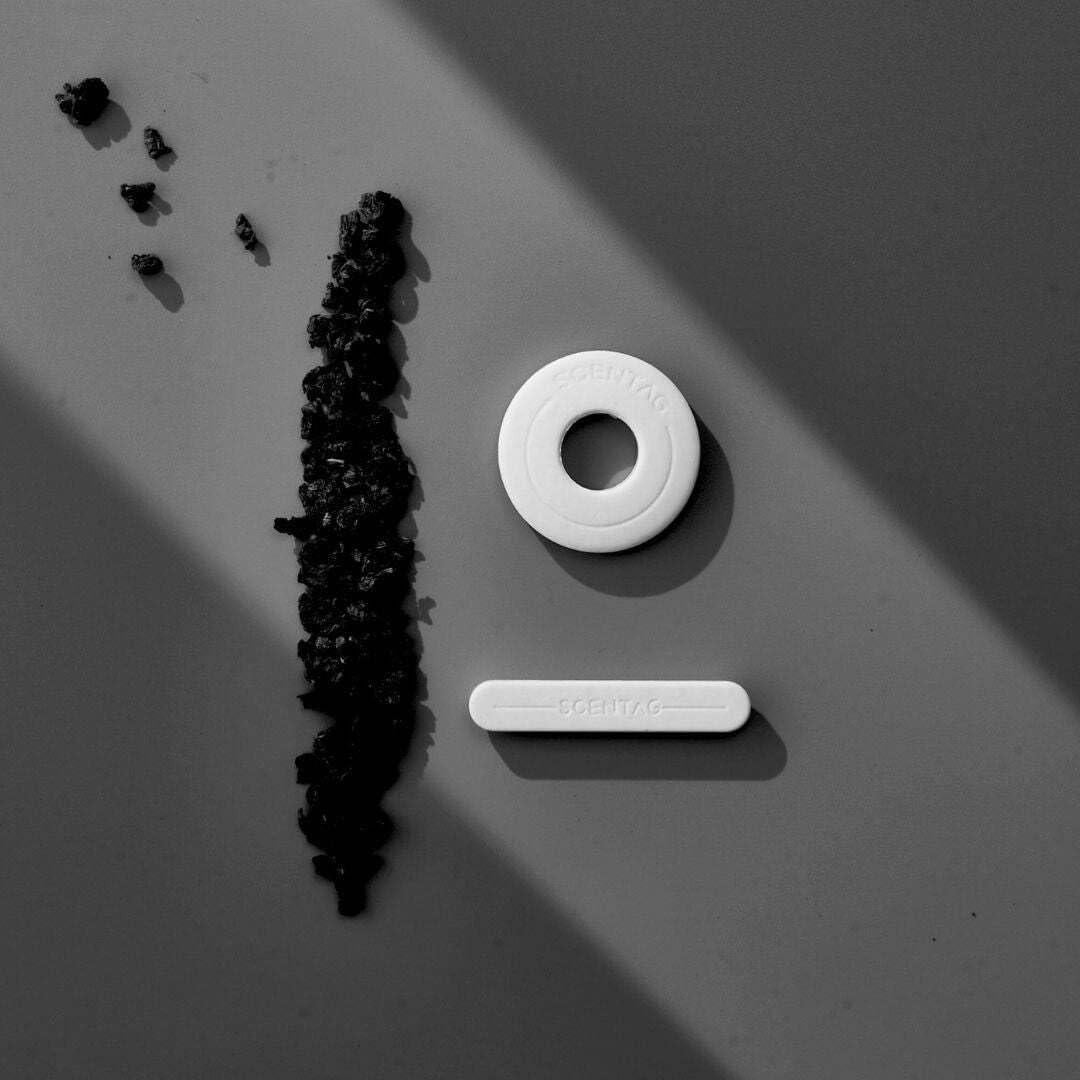 Ambientador de coche Scent Tag con cerámica y clip ventilación