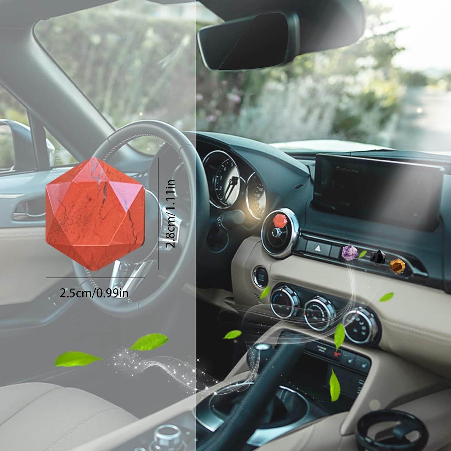 Clip de Ventilación de Auto ORIESSE, 4 Piezas Piedra Natural