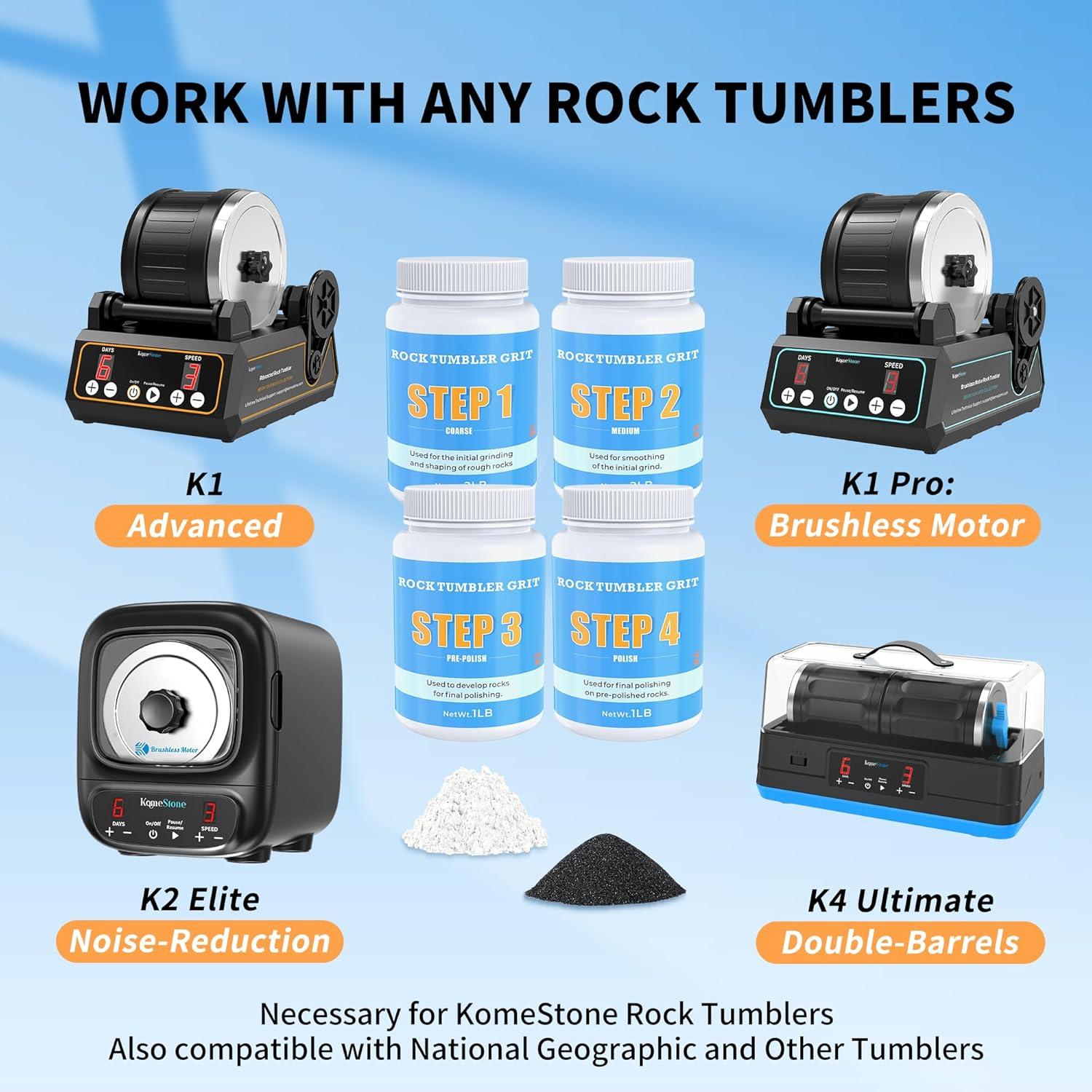 Kit de Recarga de Pulido KomeStone - 2.72 kg, 4 Pasos