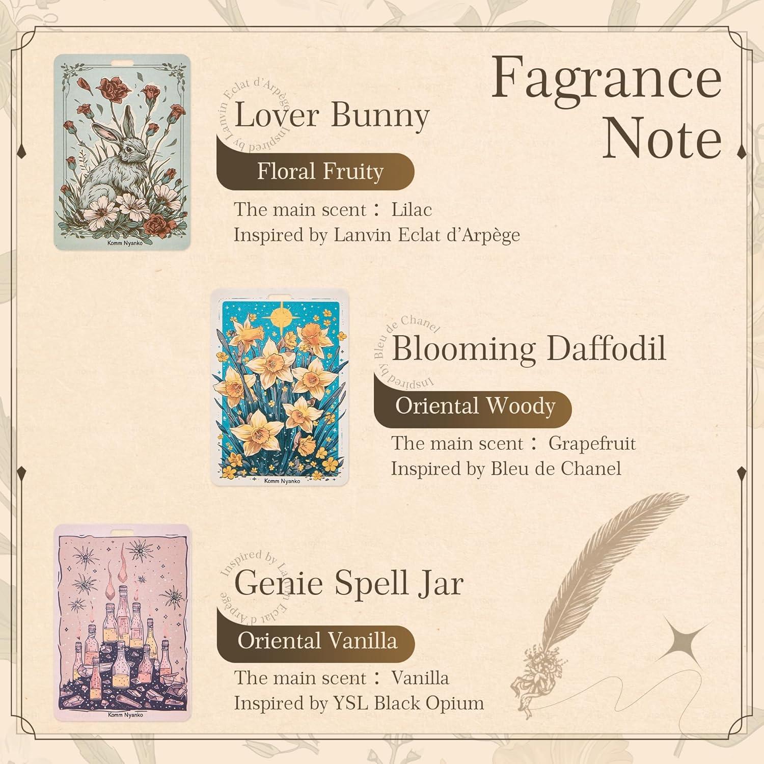 Ambientador de Coche Komm Nyanko - Tarot Aromas Naturales