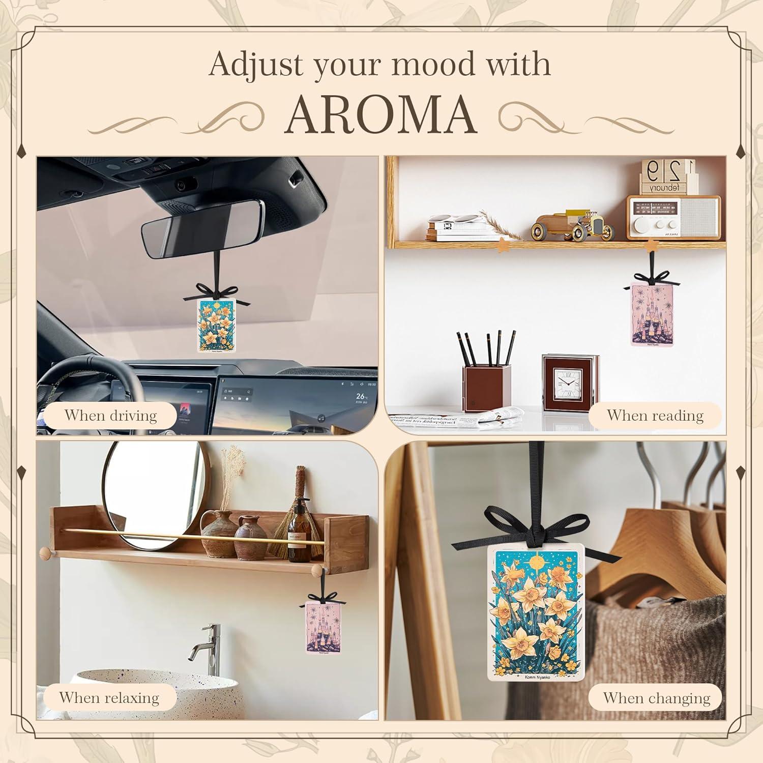 Ambientador de Coche Komm Nyanko - Tarot Aromas Naturales