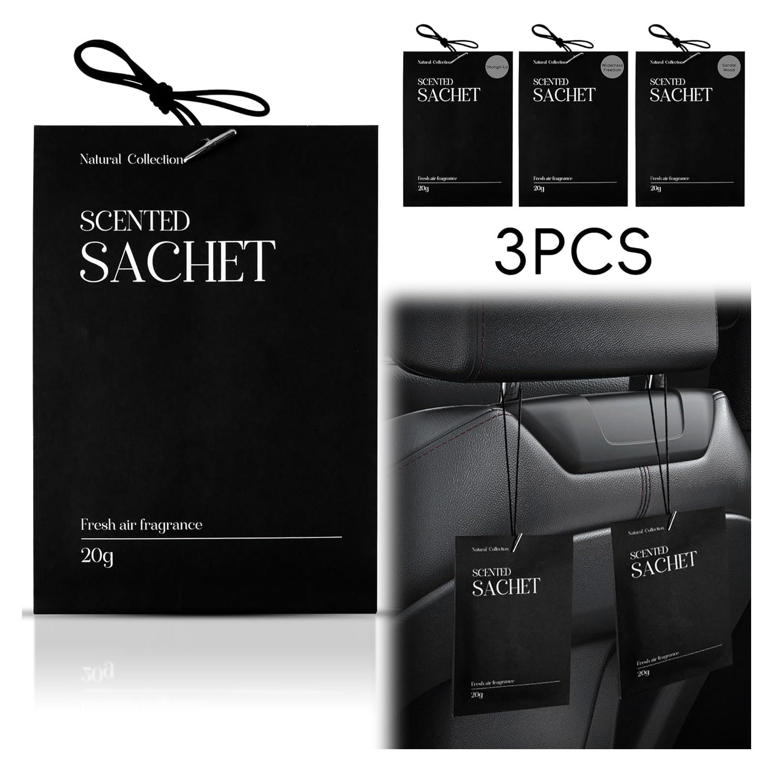 Sachet Aromático para Auto Meschett 3 Fragancias Naturales