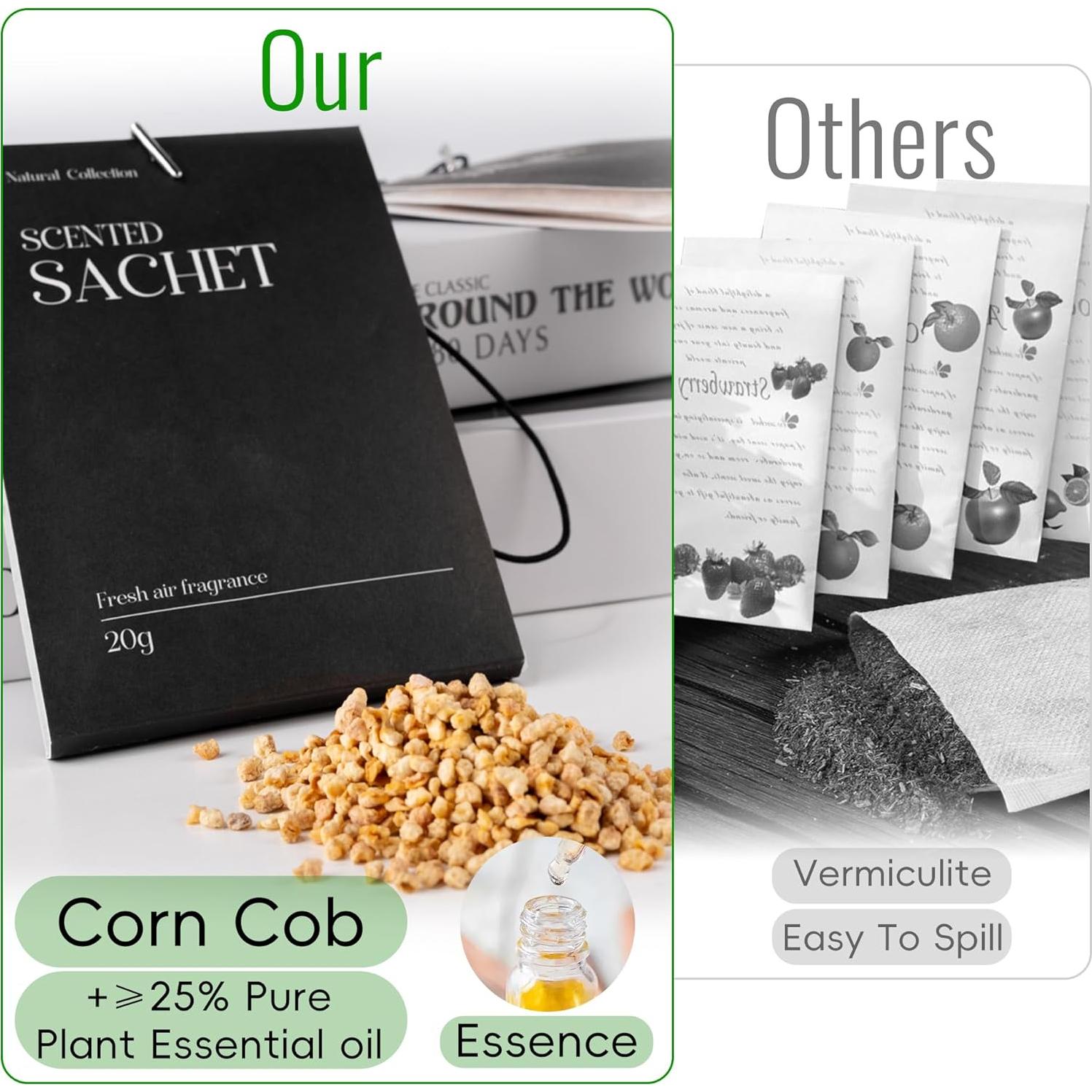 Sachet Aromático para Auto Meschett 3 Fragancias Naturales