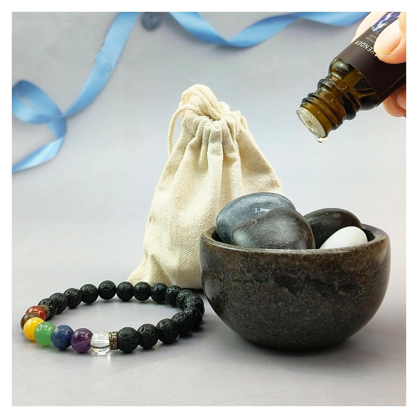 Difusor de Aceite Esencial Pasivo Genérico con Pulsera de Lava