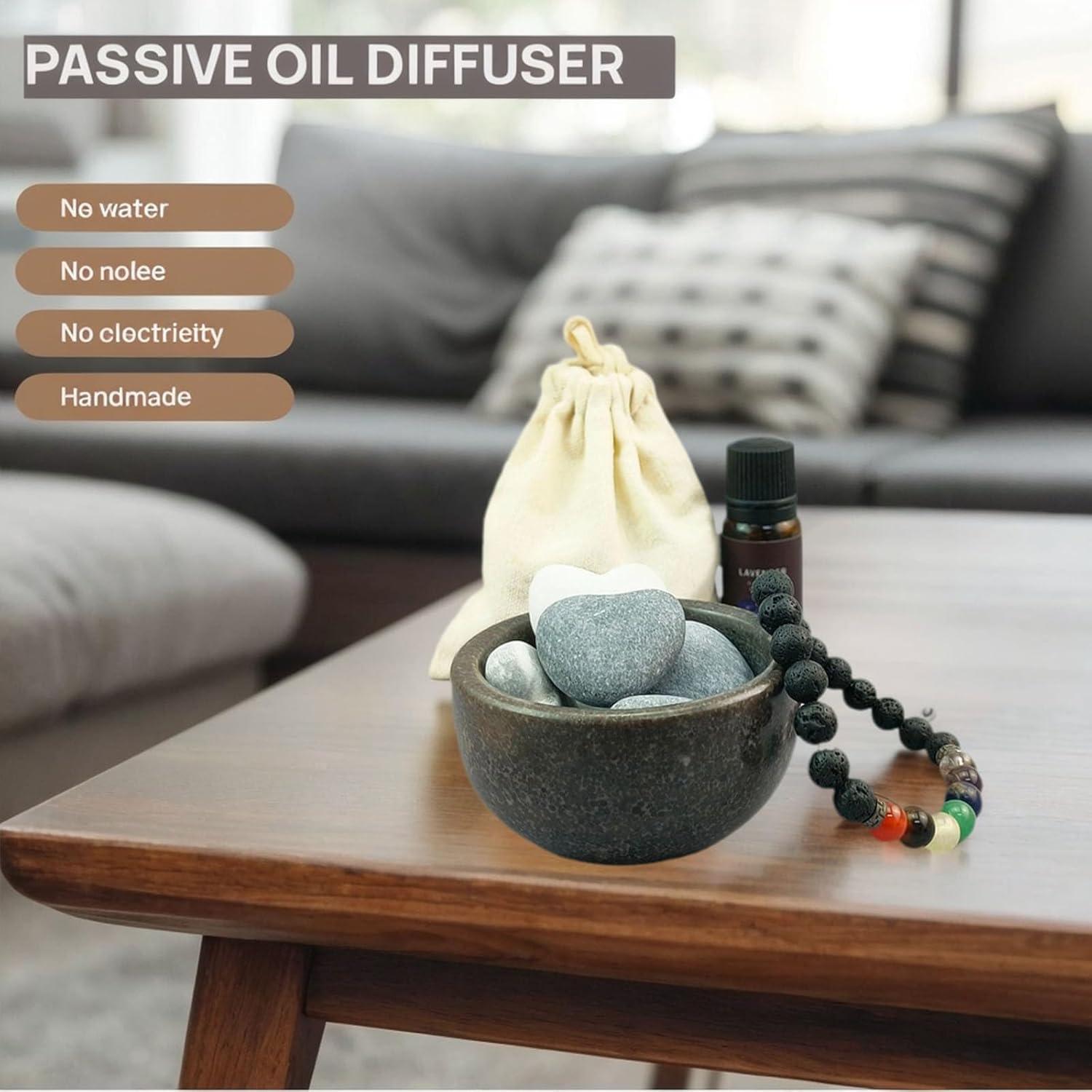 Difusor de Aceite Esencial Pasivo Genérico con Pulsera de Lava