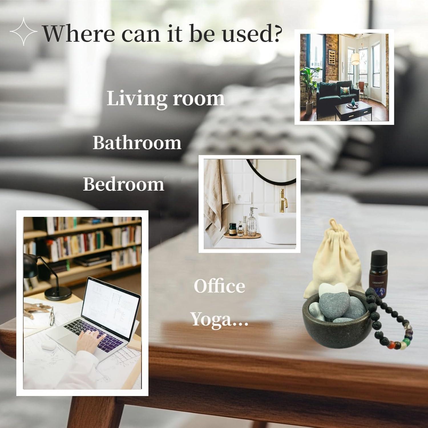 Difusor de Aceite Esencial Pasivo Genérico con Pulsera de Lava