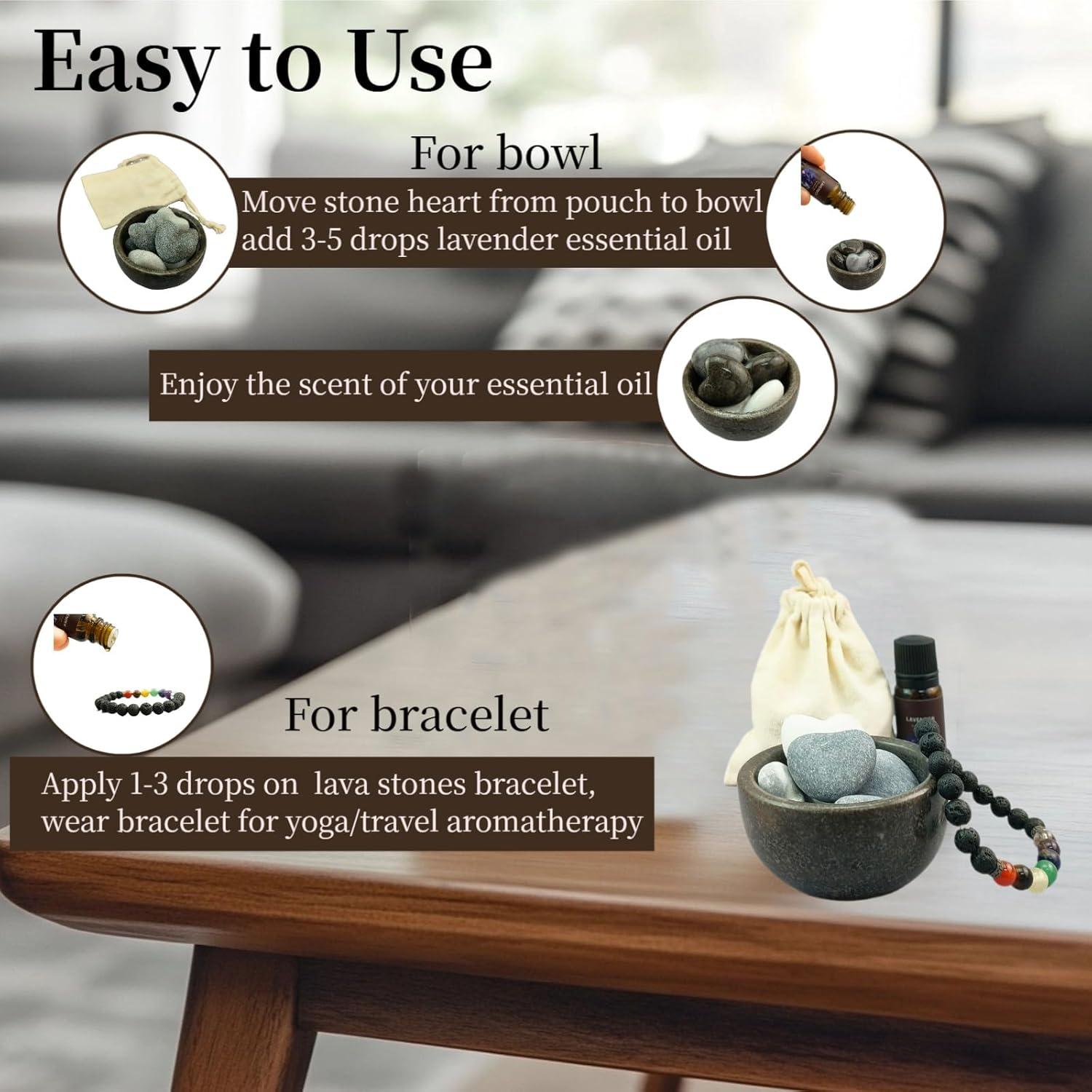 Difusor de Aceite Esencial Pasivo Genérico con Pulsera de Lava