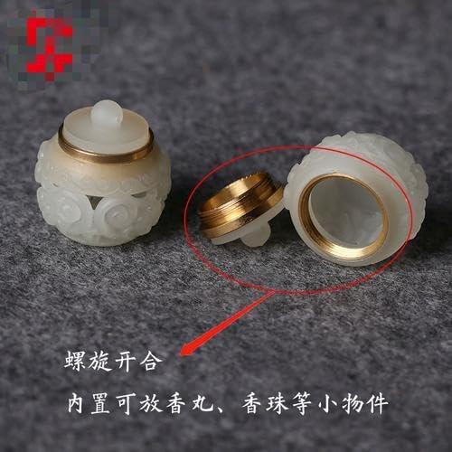 Llavero de Piedra Buena Suerte con Cierre de Hebilla 10cm