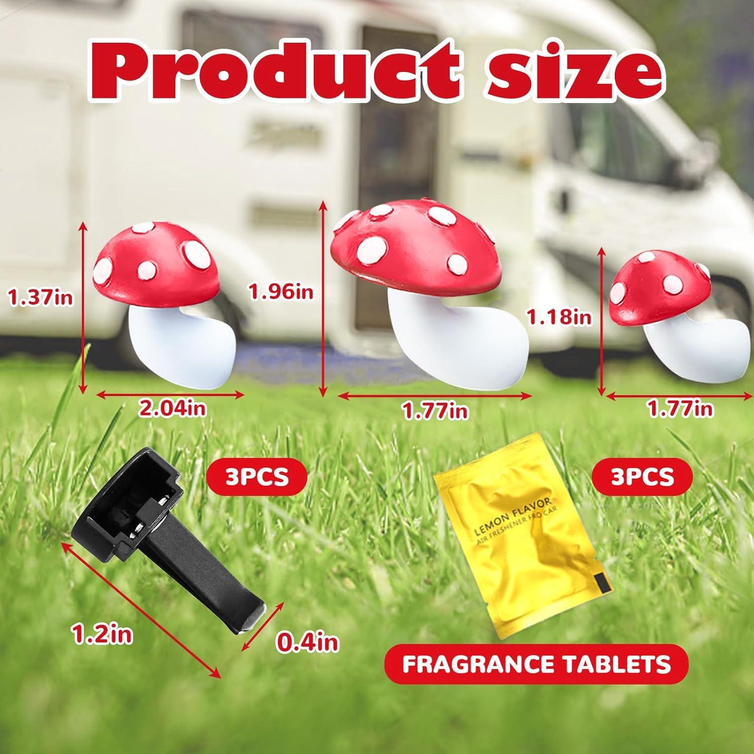 Ambientador de Aire para Auto Zmoso en Clip de Champiñón