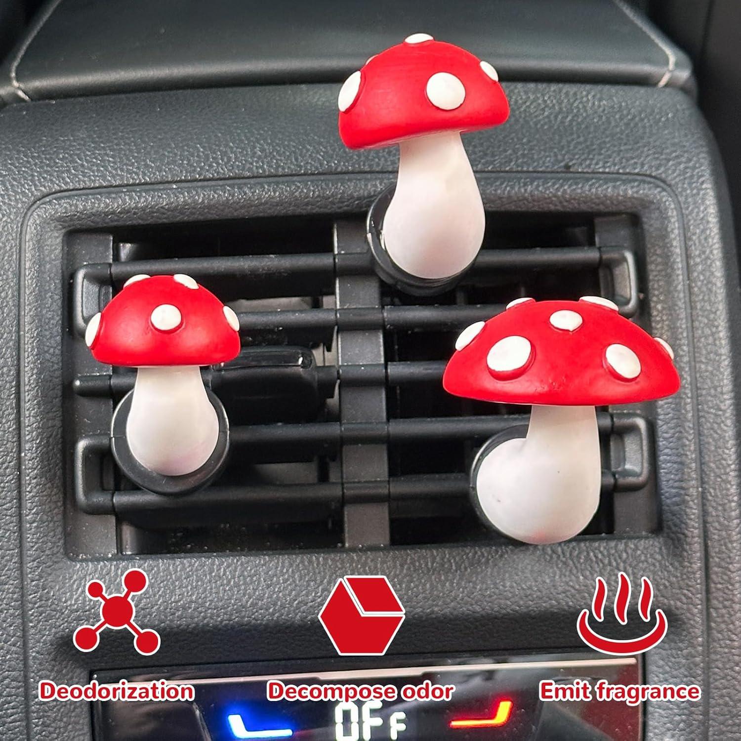 Ambientador de Aire para Auto Zmoso en Clip de Champiñón