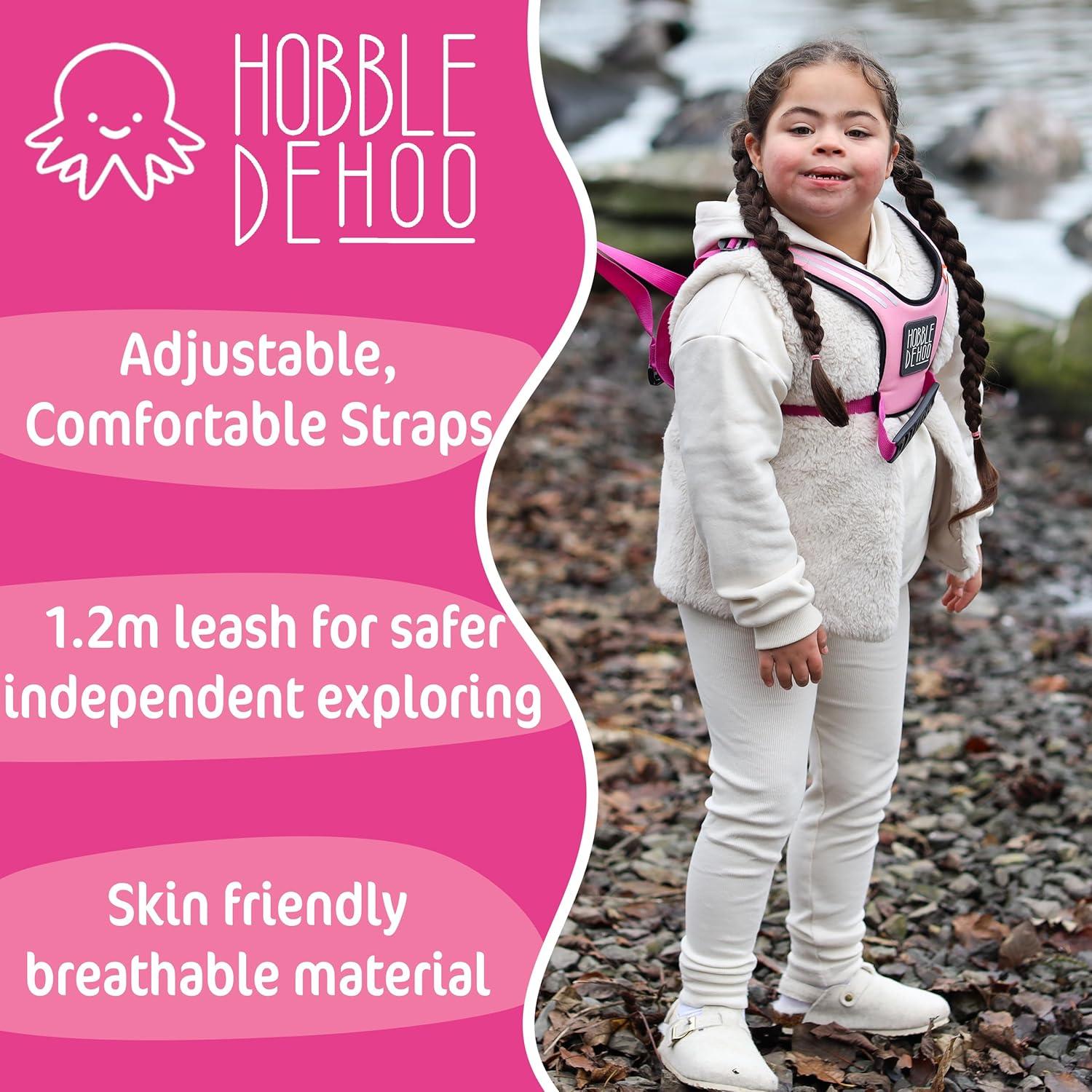 Arnés de Seguridad Hobbledehoo para Niños 2-7 Años Rosa