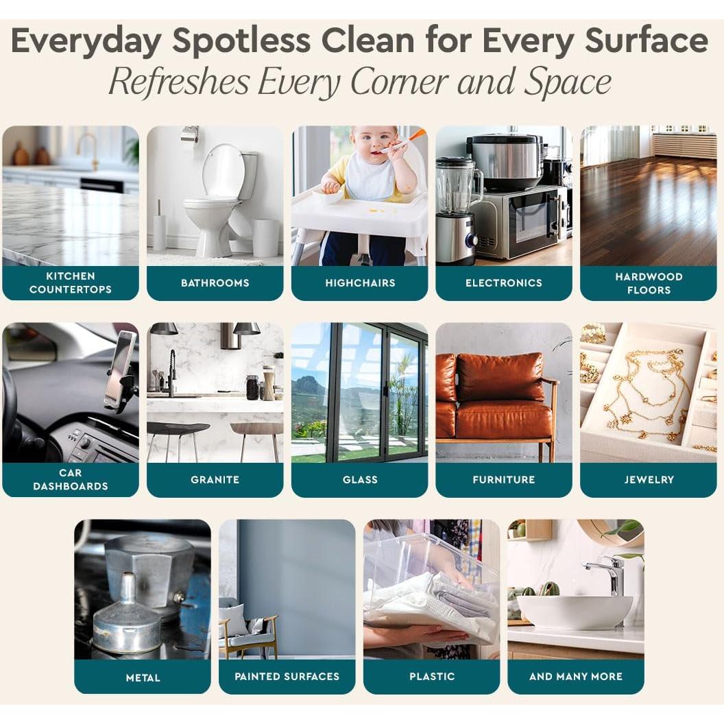 Limpiador Multi Superficies Puracy 426 ml - Té Verde y Lima - Paquete de 3