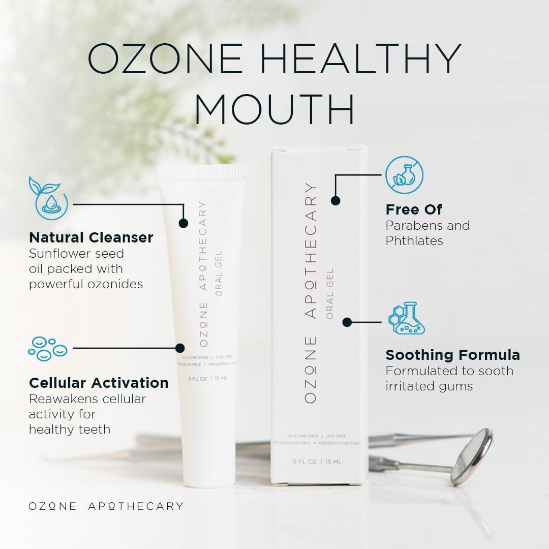 Gel Oral Ozone Apothecary 100ml - Cuidado Dental Natural