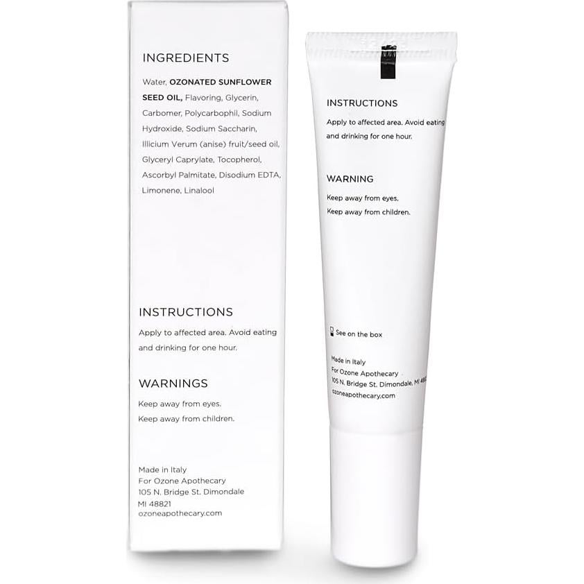 Gel Oral Ozone Apothecary 100ml - Cuidado Dental Natural