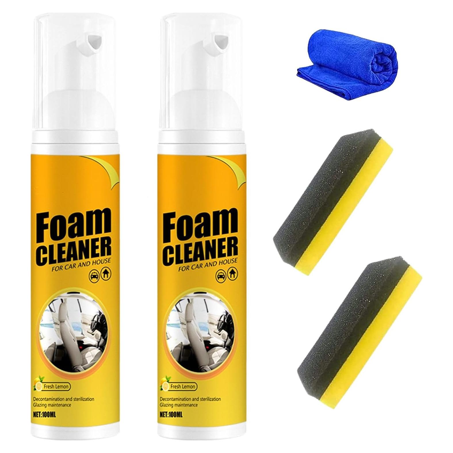 Limpiador de Espuma Multiusos WLTAN 100ml x2 - Aroma Limón