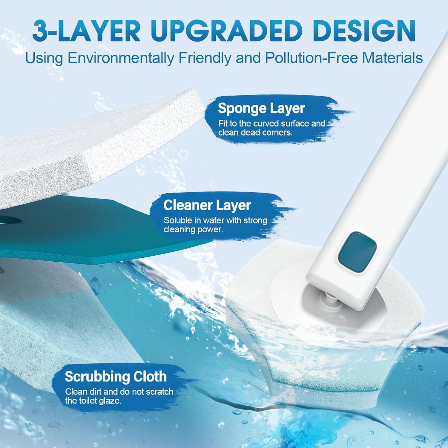 Recargas Desechables de Cepillo de Inodoro BALORIZ 32 Unidades