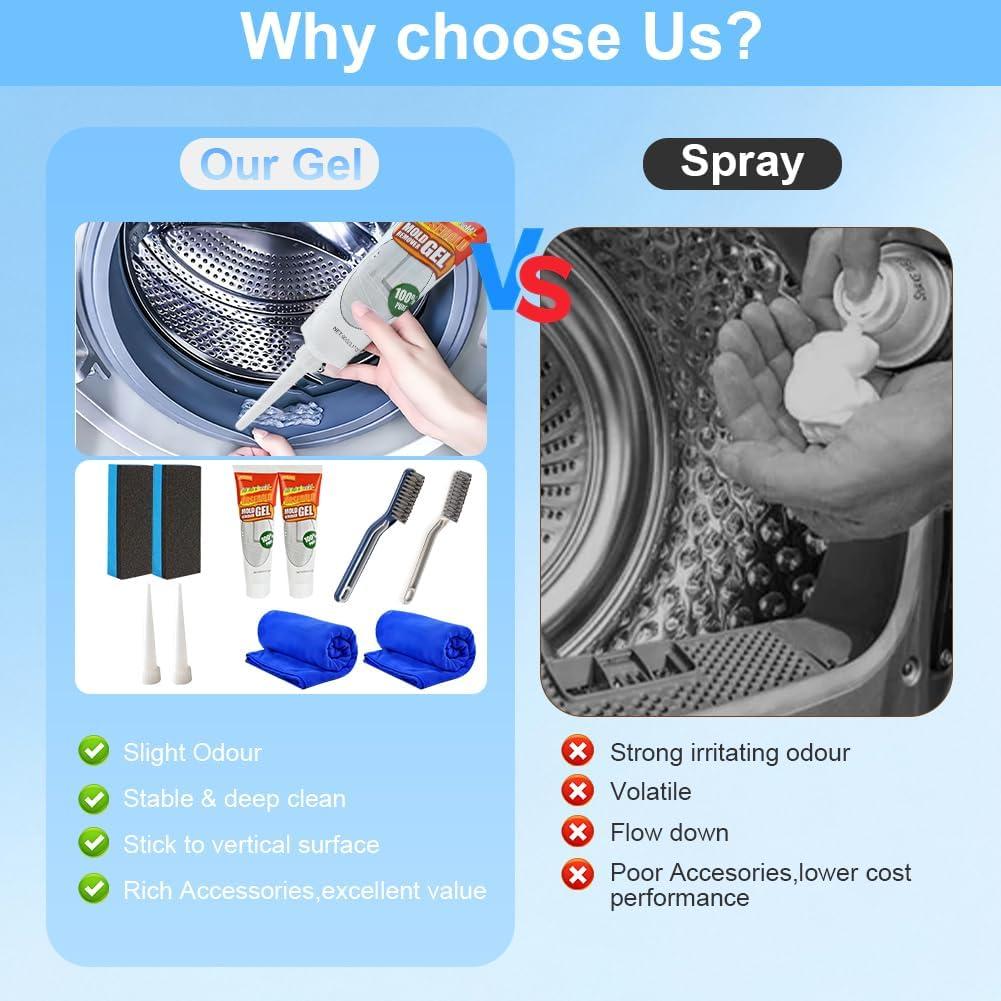 Gel Removedor Nexa 2PCS con Cepillos de Limpieza Multiusos