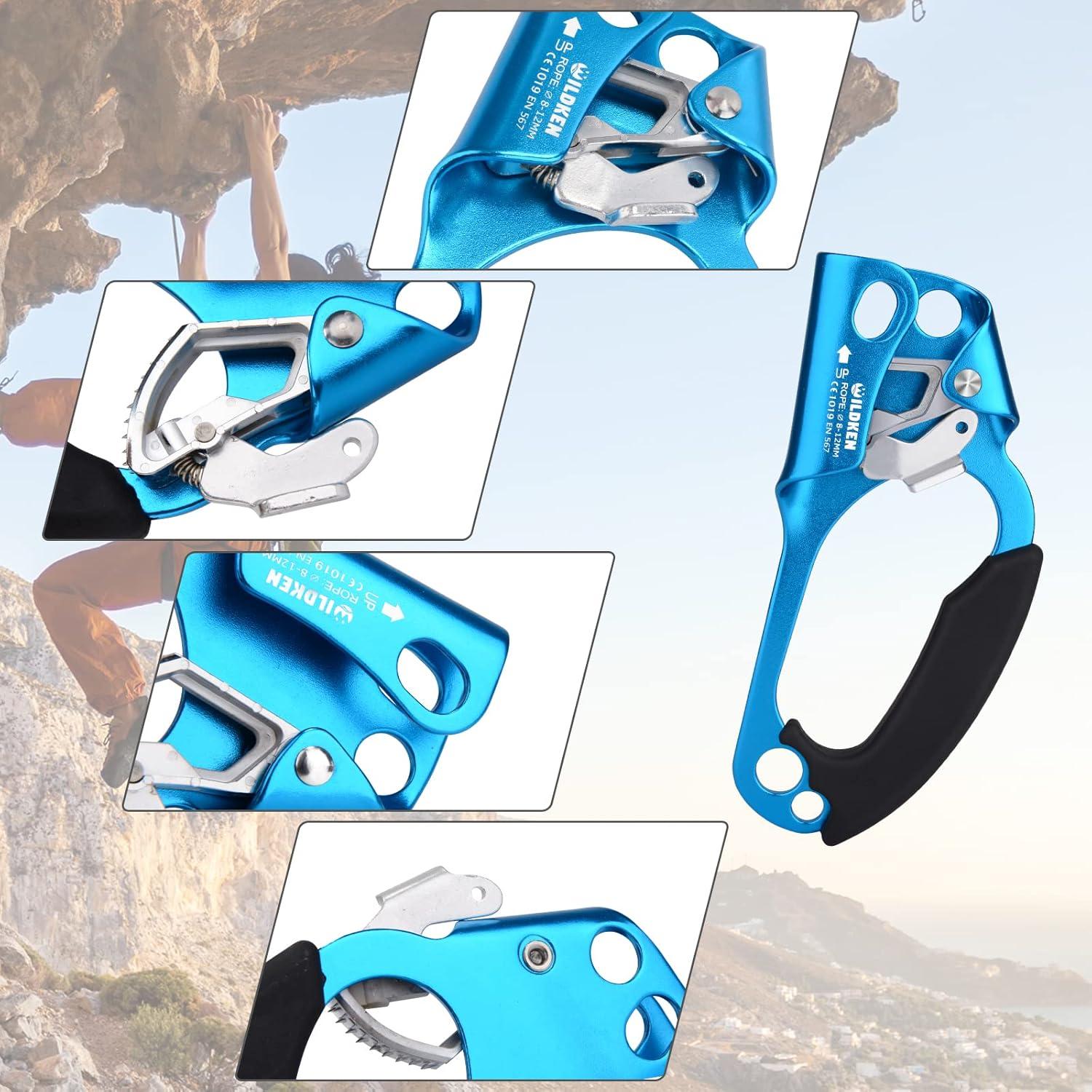 Ascensor de Mano WILDKEN para Escalada 8-12mm Azul