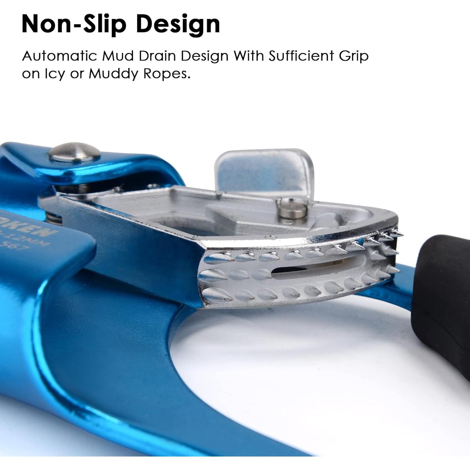 Ascensor de Mano WILDKEN para Escalada 8-12mm Azul