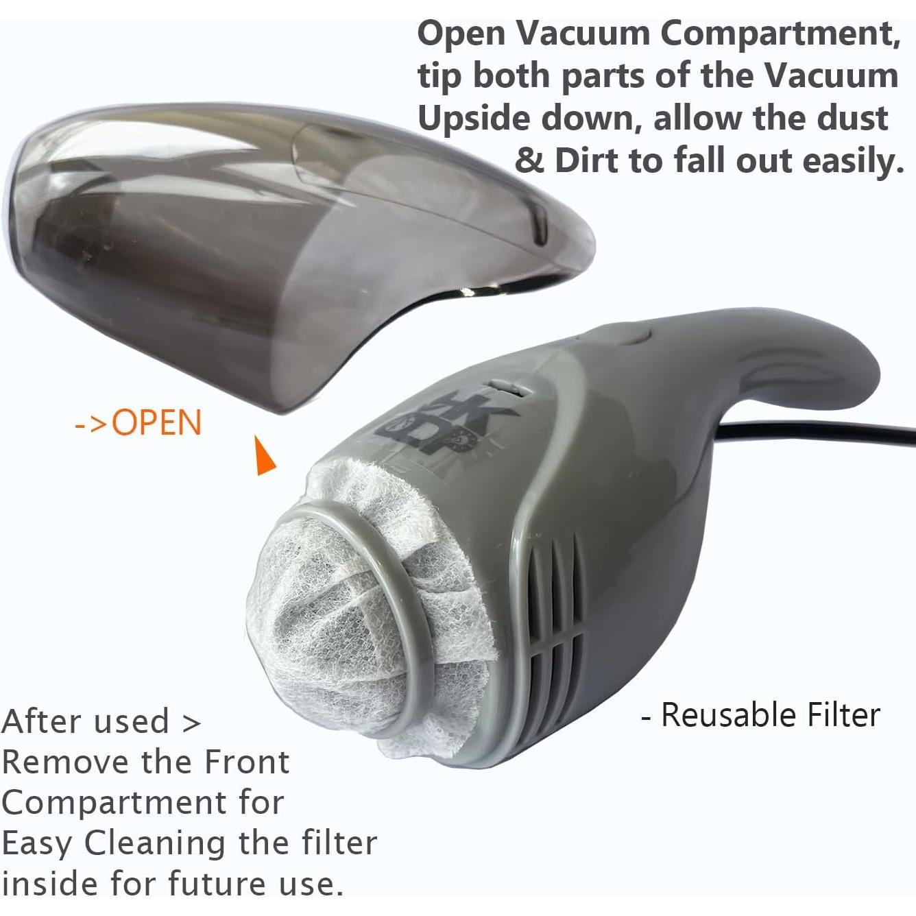 Aspiradora Mini HKODP Ligera 30g para Teclados y Escritorios