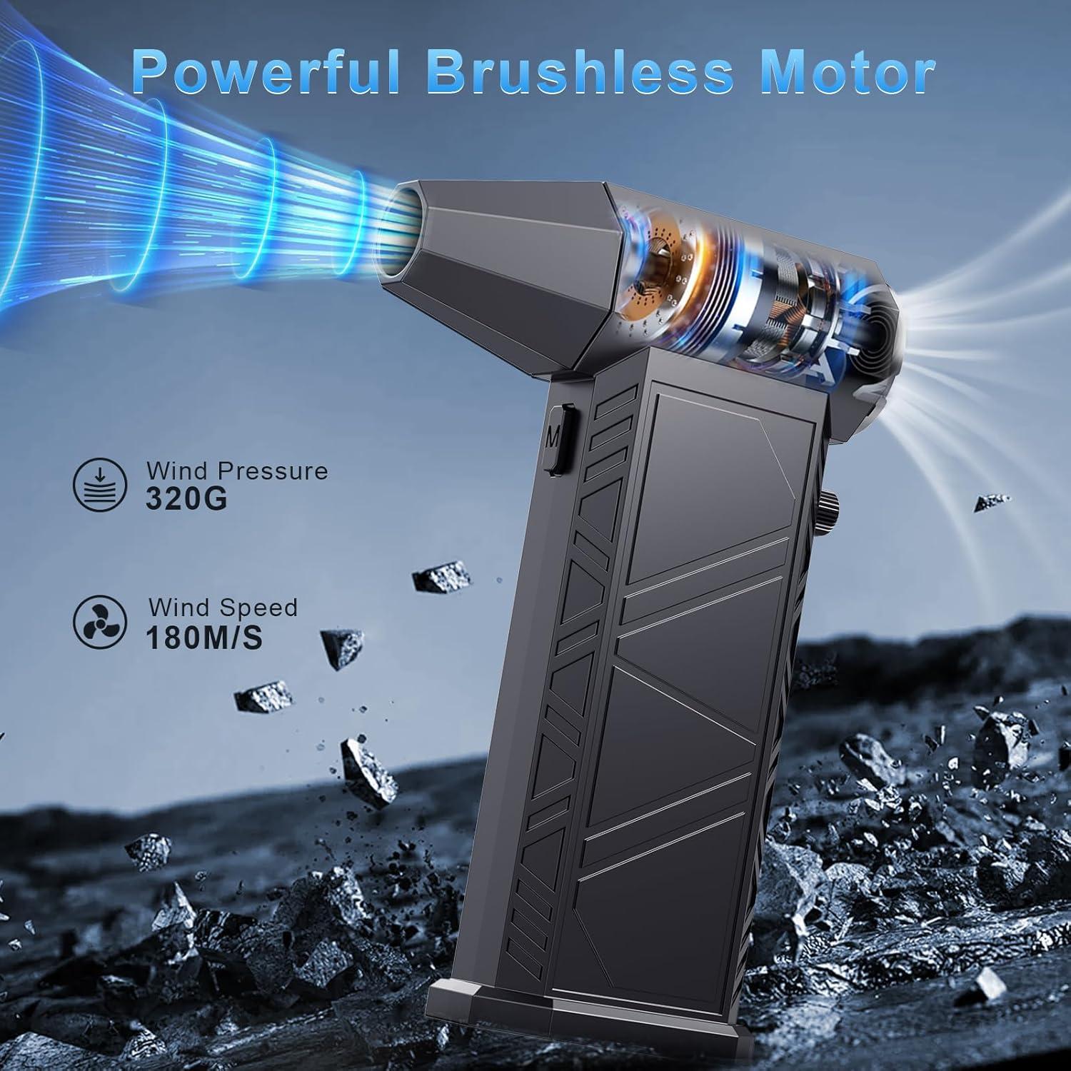 Soplador de Aire Comprimido Tumyow 180000 RPM Inalámbrico