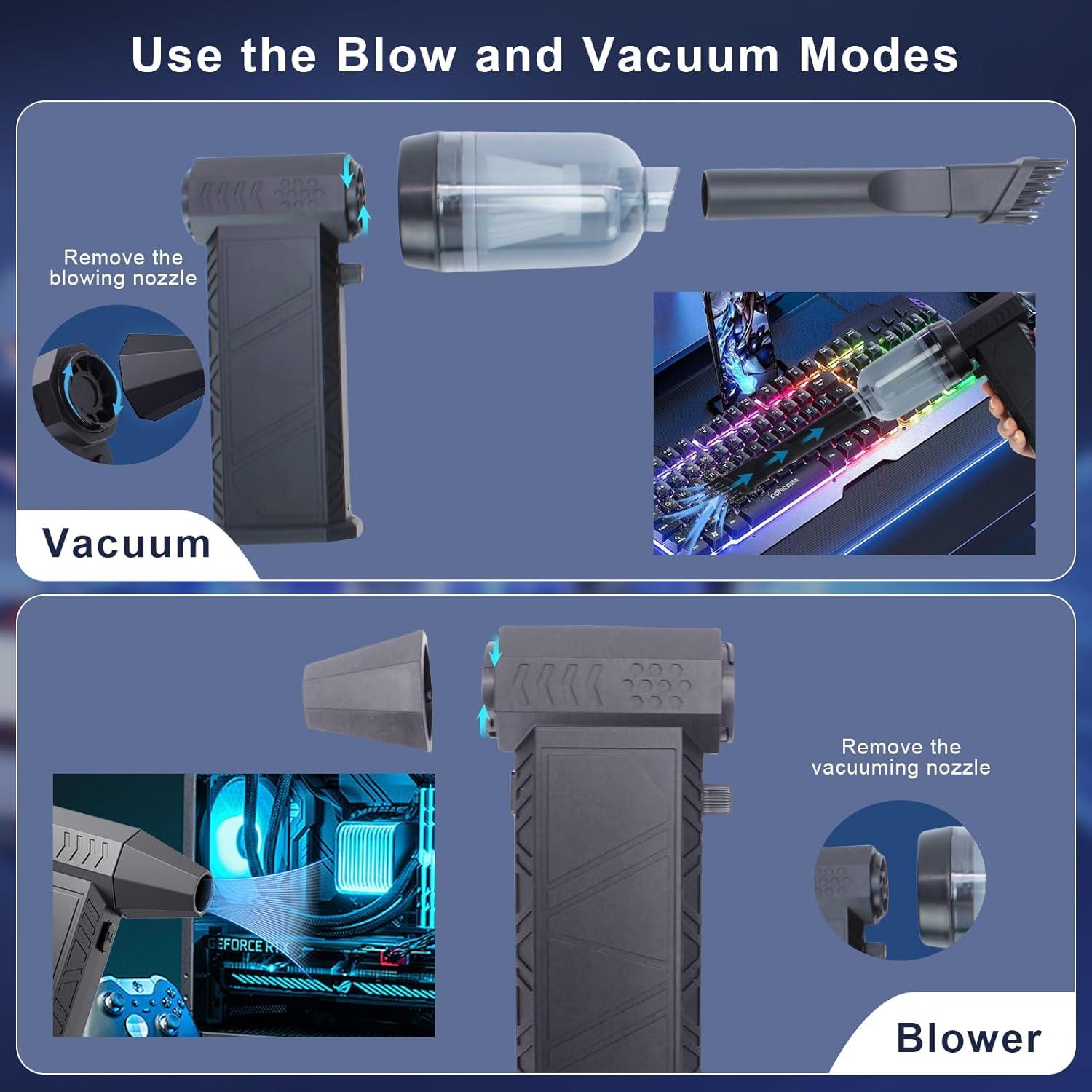 Soplador de Aire Comprimido Tumyow 180000 RPM Inalámbrico