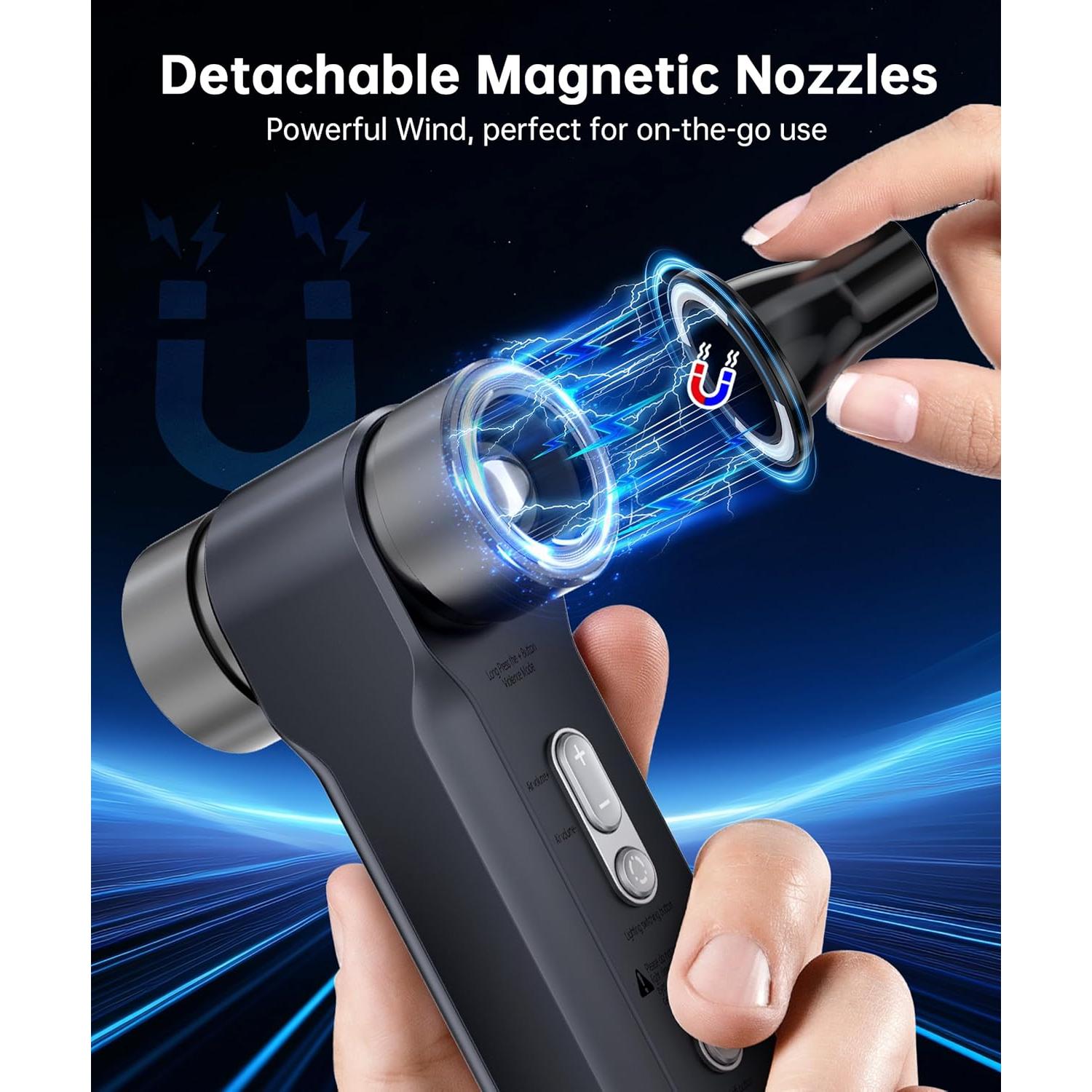 Soplador de Aire Comprimido ZAPOGO 150000RPM Inalámbrico USB