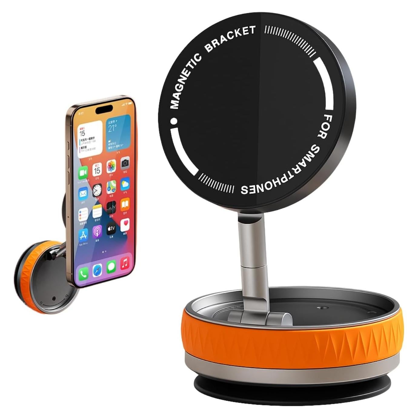 Soporte Magnético para Teléfono Everxcess 360° Ajustable Negro