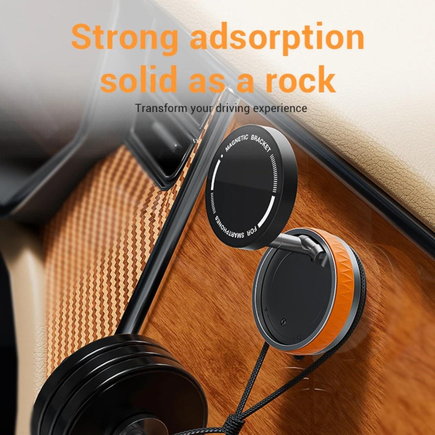 Soporte Magnético para Teléfono Everxcess 360° Ajustable Negro